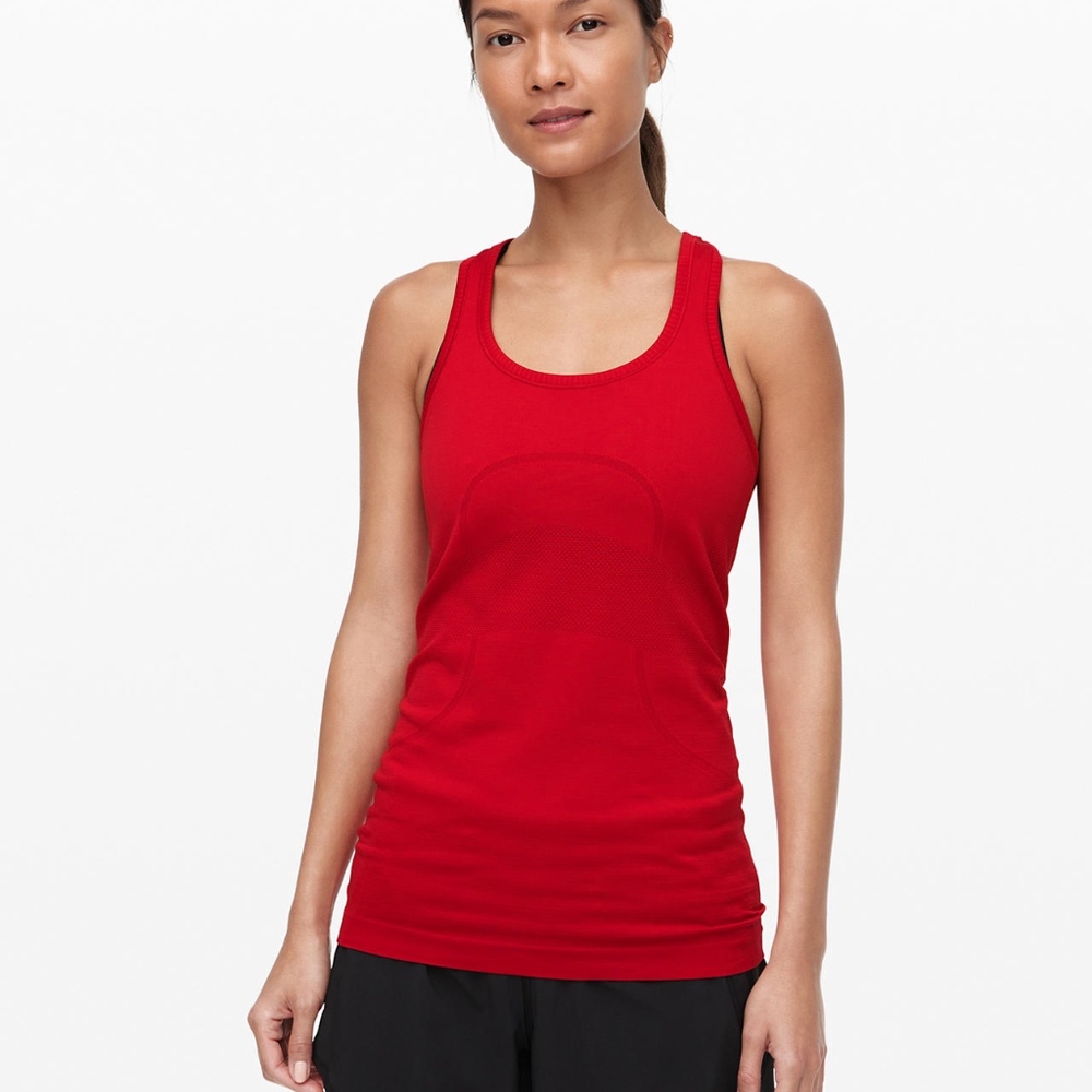Lululemon Swiftly Tech Racerback Dark Red